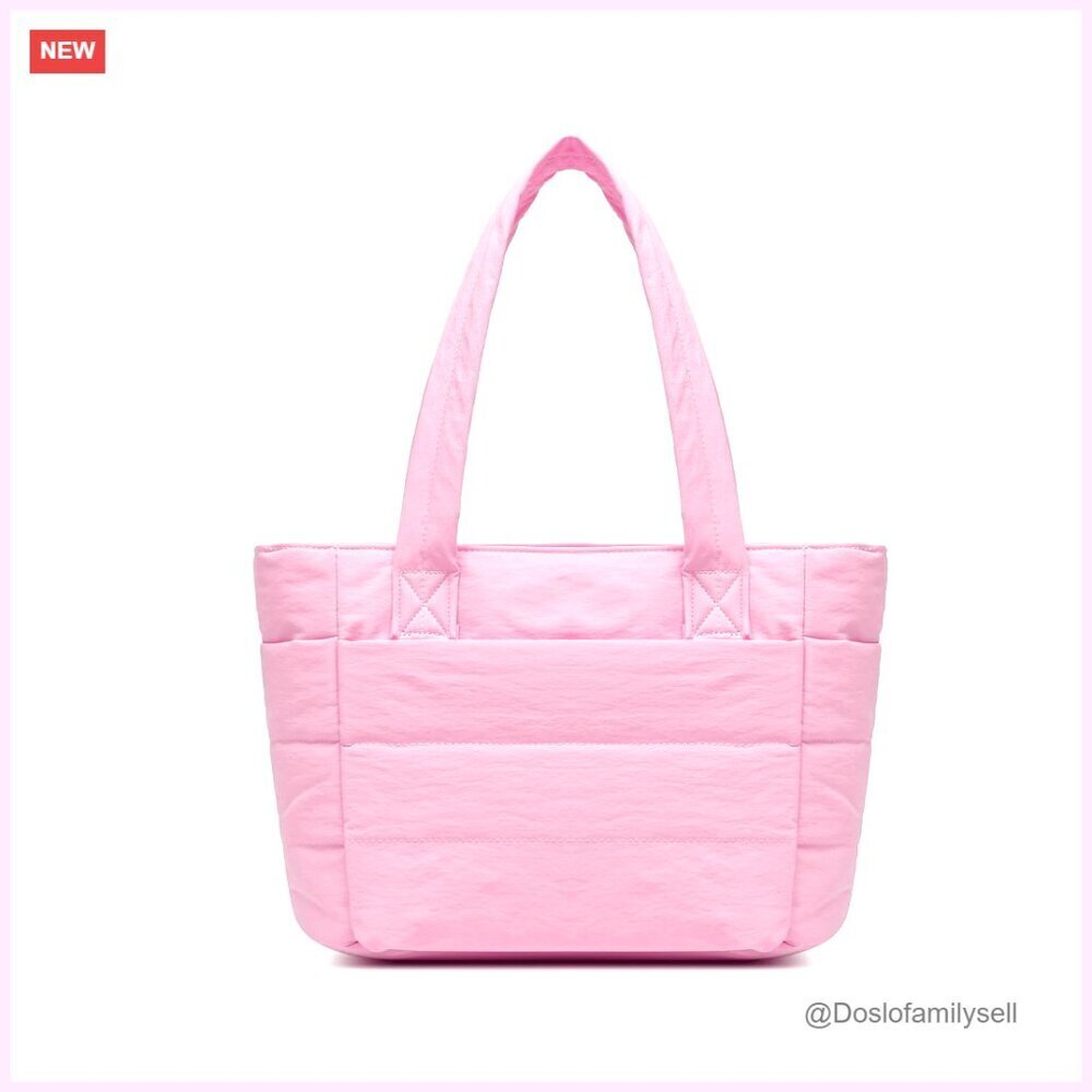 Lightweight Puffy Tote Bag Spacious Everyday Carry-All Women